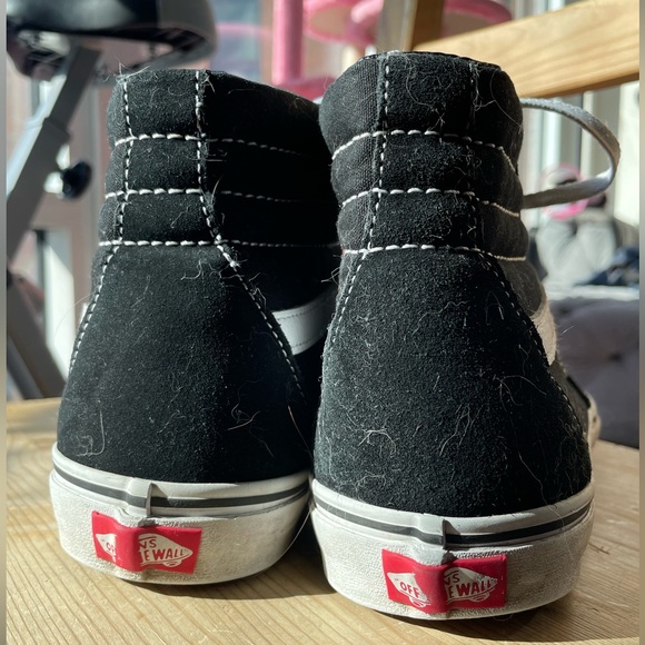 Vans Skateboard Shoe Off The Wall Hi Top Size 10.5 Men/9 Suede Canvas Bl… - Picture 12 of 15